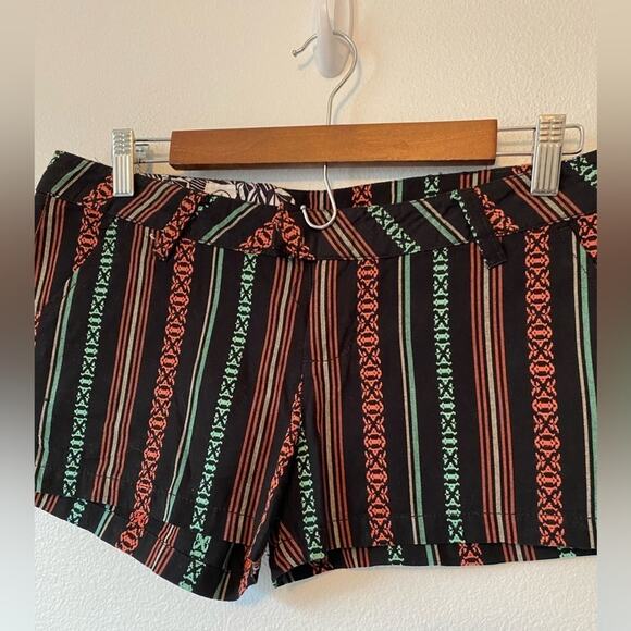 Volcom Boho Frochickie Colorful Aztec Low Rise Vacation Beach Cotton Short Jr 5 - Picture 4 of 11